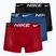 Pánské boxerky Nike Dri-Fit Essential Micro Trunk 3 páry černá/červená/modrá