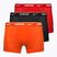 Pánské boxerky  Nike Everyday Cotton Stretch Trunk 3 páry team orange/uni red/black