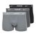 Pánské boxerky Nike Everyday Cotton Stretch Trunk 3 páry black/iron gry/cool grey high shine textured wb