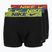 Pánské boxerky Nike Dri-Fit Essential Micro 3 pairs blklightcrimson/ brightcitron/evergreenaur