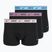 Pánské boxerky Nike Cotton Stretch Trunk 3 pack charcoal heather