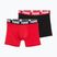 Pánské boxerky PUMA Everyday Basic 2 pairs red/black