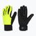 Pánské cyklistické rukavice Rogelli Essential Winter Waterproop fluorescent yellow