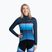Dámské cyklistické tričko longsleeve  Rogelli Impress II blue/pink