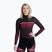 Dámské cyklistické tričko longsleeve  Rogelli Impress II bordeaux / coral