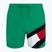 Pánské plavecké šortky  Tommy Hilfiger SF Medium Drawstring olympic green