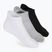 Pánské ponožky SKECHERS Extended Terry Low Cut 3 páry white/black