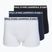 Pánské boxerky KARL LAGERFELD Logo Trunk 3 páry black/white/navy
