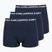 Pánské boxerky KARL LAGERFELD Logo Trunk 3 páry navy