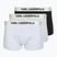 Pánské boxerky KARL LAGERFELD Elastic Trunk 3 páry black/white/grey