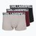 Pánské boxerky KARL LAGERFELD Bold Elastic Trunk 3 páry windsor/black/ash