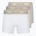 Pánské boxerky Calvin Klein LV00NB4447 Brief 3 pairs oyster gray/grey heather/white