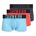 Pánské boxerky Calvin Klein 000NB3775A Trunk 3 pairs ombre bluee/chilly bluee/punch pink
