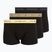 Pánské boxerky Tommy Hilfiger Trunk WB 3 pairs black/citronella/woodridge