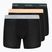 Boxerky Calvin Klein LV00NB4394 Brief 3 pairs black w/darkest spruce wb/black w