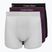 Pánské boxerky Calvin Klein LV00NB4394 Brief black/harbor mist/dark purple w/ dt