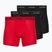 Pánské boxerky Calvin Klein LV00NB4576 Boxer Brief black/goji berry/black