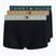 Pánské boxerky Tommy Hilfiger Trunk WB 3 pack nb//saf canvas/mnty grey/deep spru