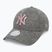 Dámská čepice New Era Female League Essential 9Forty New York Yankees grey