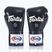Boxerské rukavice  Fairtex Pro Competition Locked Thumb Leather blue