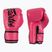 Boxerské rukavice Fairtex Microfiber pink/black barefoot