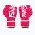 Boxerské rukavice Fairtex Microfiber pink/white