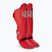 Chrániče holenních kostí a chodidel Top King Pro Semi Leather red