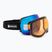 Lyžařské brýle DRAGON X2 icon blue/lumalens blue ion/amber