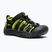 Dětské sandály KEEN Newport H2 black/lime green