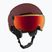 Lyžařská helma  Atomic Savor Visor Stereo maroon/red stereo