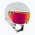 Lyžařská helma  Atomic Revent GT Amid Visor HD white heather/red hd
