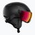 Lyžařská helma Atomic Revent Visor Photo black/red photo
