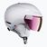 Lyžařská helma Atomic Revent GT Amid Visor HD S2 white heather/pink copper
