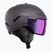 Lyžařská helma Atomic Savor GT Visor Stereo iron ore/purple stereo