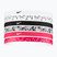 Čelenka Nike Headbands Printed 6 ks white/aster pink/black