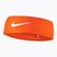 Čelenka  Nike Dri-Fit Fury Classic Headband safety orange/white/white