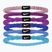 Gumičky do vlasů Nike Flex 6 ks elemental pink/bold berry/white