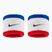 Potítka na zápěstí Nike Swoosh Classic Wristbands 2 ks. game royal/university red/black