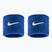Potítka na zápěstí Nike Swoosh Classic Wristbands 2 ks. game royal/white
