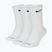 Ponožky Nike Everyday Plus Cushioned 3 páry white/black