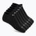 Pánské ponožky Nike Everyday Plus Cushioned No Show 6 párů black/white