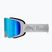 Lyžařské brýle Red Bull SPECT Rush white/ice blue snow/smoke with blue mirror