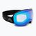 Lyžařské brýle Red Bull SPECT Bent Photo black/light blue with blue chrome x