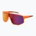 Sluneční brýle Red Bull SPECT Dash matt clear neon-orange/smoke with red-purple mirr