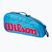 Dětská tenisová taška Wilson Junior 3 Pack modrá WR8023902001
