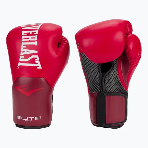 Pánské boxerské rukavice EVERLAST Pro Style Elite 8 červené EV2500 FL RED-10 oz. 3