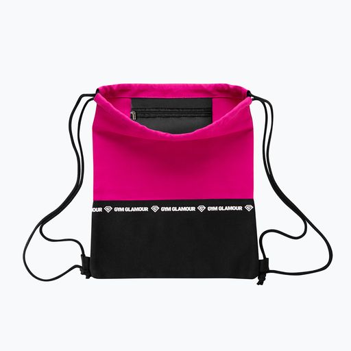 Sportovní vak Gym Glamour Gym bag růžovo-černý 277 3