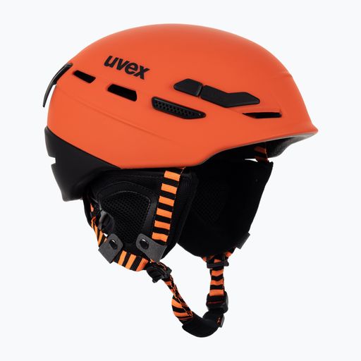 Lyžařská helma UVEX P.8000 Tour červená 56/6/204/8505