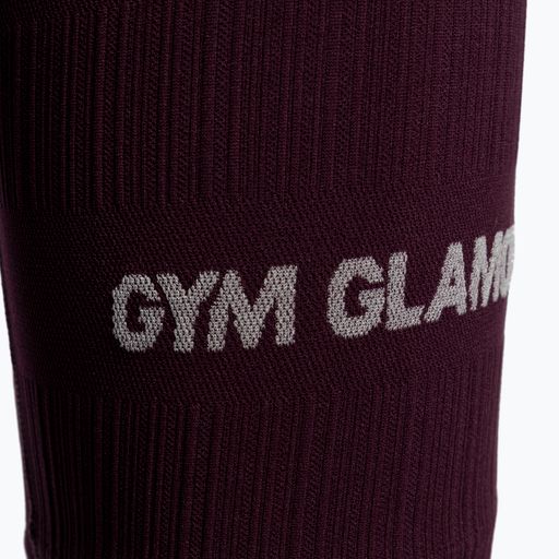 Tréninkové šortky Gym Glamour push up bordó 318 8