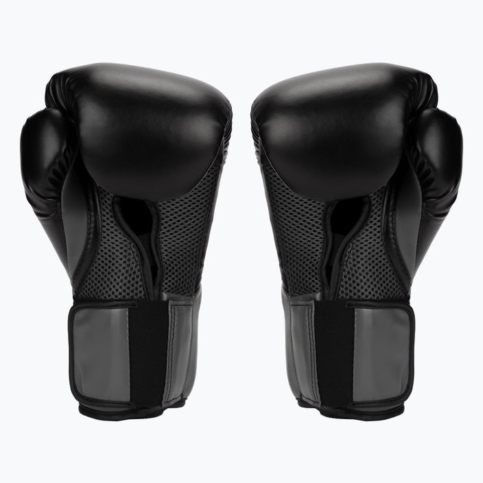 Pánské boxerské rukavice EVERLAST Pro Style Elite 5 černé EV2500 BLK/GRY-10 oz. 2